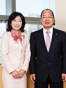 真山美雪と山村雅之氏